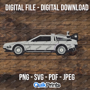 Time Machine - Digital Download - PNG, Jpeg and PDF file
