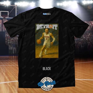 Detroit Basketball - Cade Cunningham - Taglie per adulti, alti e giovani - Maglietta Premium