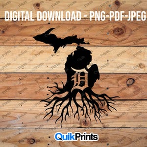 Detroit Roots - Digital Download - Digital File - PNG, PDF and JPEG