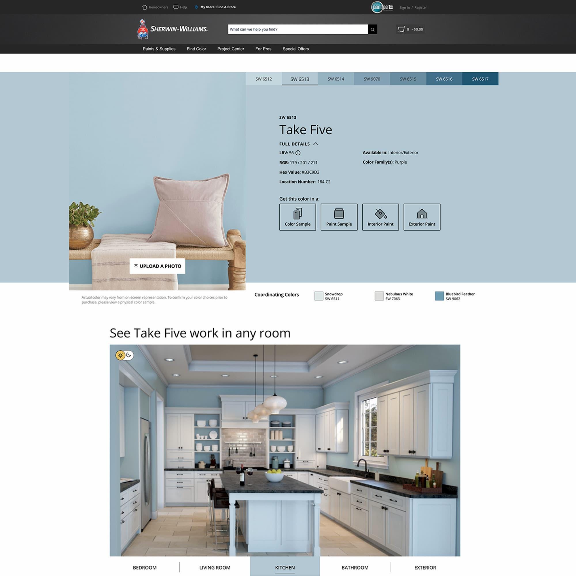Paint-match Vinyl Refrigerator Wrap Sherwin Williams Take Five SW 6513 ...
