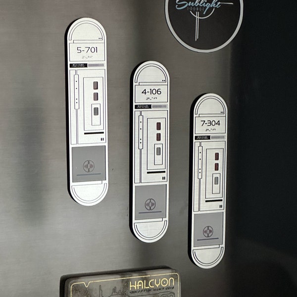 Halcyon Galactic Starcruiser-inspired Door Panel Magnet
