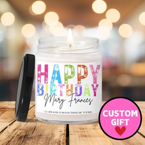 Custom Birthday Gift, Happy Bday Candle, Friendship Gifts, Best Friend Birthday Gifts, Personalized Birthday Candle Personalized Gifts, Gift