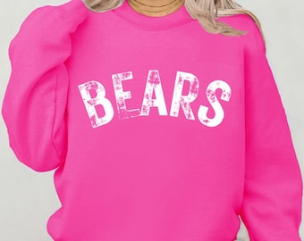 Custom Mascot Sweatshirt, Bears Tigers, Hawks, High school Eagles Football Sweater, School Spirit Hoodie, Football Mom Game Day Sweatshirt