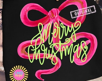 Coquette Merry Christmas Png, Merry Png, Preppy Christmas Png, Coquette Png, Merry Xmas Coquette Png, Preppy Christmas Shirt png, Cute Xmas