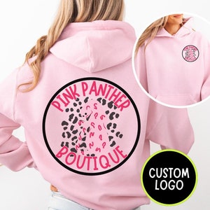 Custom Logo Sweatshirt, Your Business Logo or Brand Logo, Front and Back Logo Hoodie, Your Design Here, Team Logo Shirt, Company Logo Gifts
