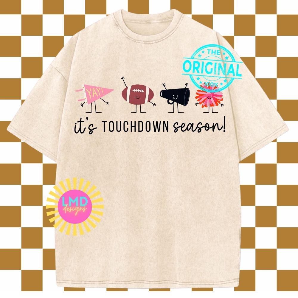Touchdown Season PNG, Retro Football Png, Football Mom Png, Cute ...