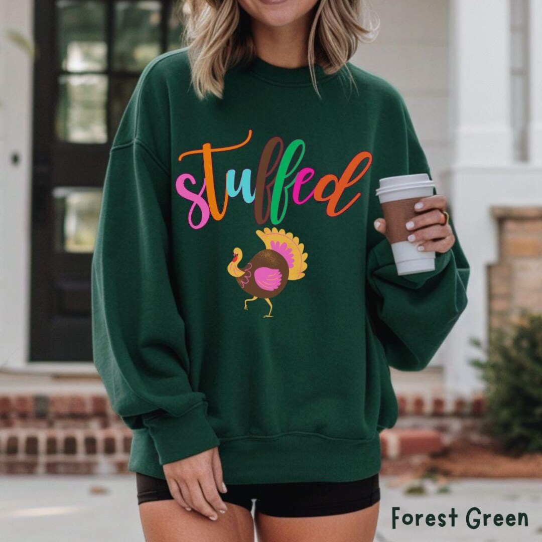 Turkey Thankgiving Print Pattern Women's Sweatshirt main image 0