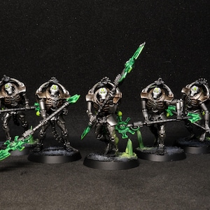 Necron Triarch Praetorians Warhammer 40k. Commision paint.