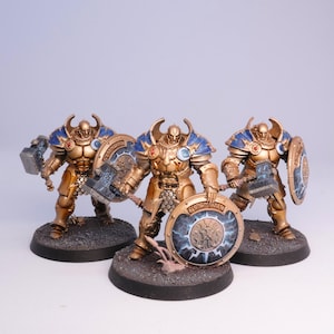 3 x Anihilators Age of Sigmar pomalowany Stormcast Eternals painted
