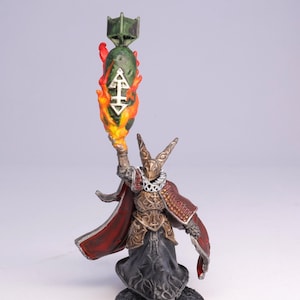 Trench Crusade Painted Artillery Witch Heretic Legion with Ready Base