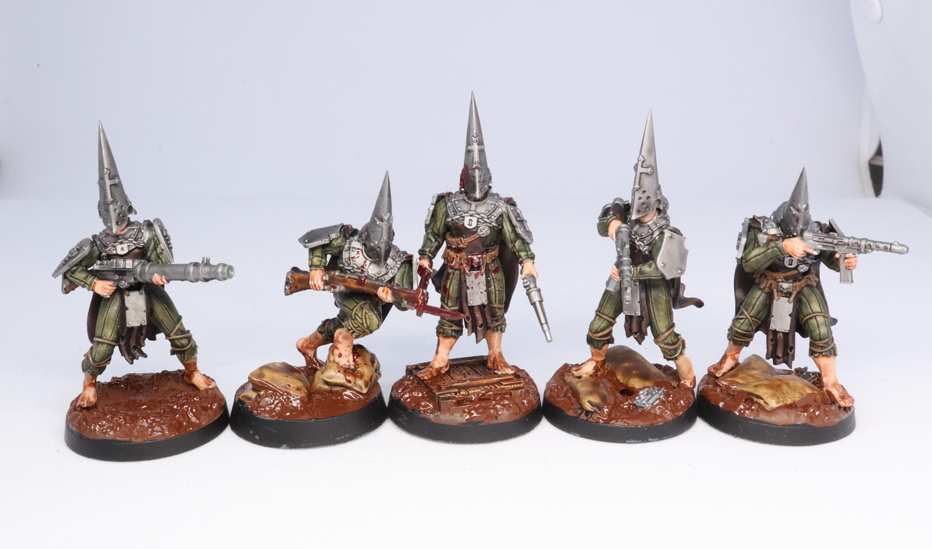 Trench Crusade Warband: Pellegrini Spettrali (Ghostly Grimdark Trench Pilgrims) – Lotto Di Miniature