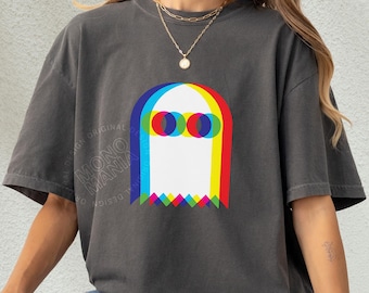 Ghost Trippy Vaporwave Techno Rave EDM Music Party T-Shirt, Festival Outfit Shirt