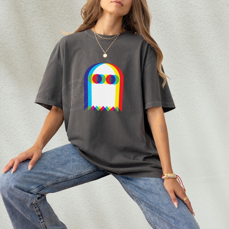 Ghost Trippy Vaporwave Techno Rave EDM Music Party T-shirt, Festival ...