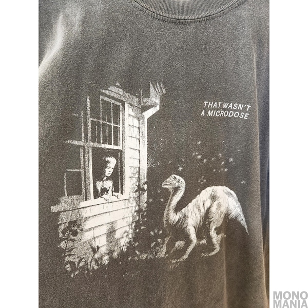 Non era una maglietta vintage Microdose Dinosaur / Maglietta Comfort Colors / Abito da festival, Raver, Rave