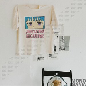 Leave me alone shirt | Anime Shirt, Manga Shirt, Perfect Blue Shirt, Japan, Japanese, Mima Kirigoe, E-Girl, Goth Anime Girl