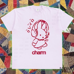 Camiseta Charm para Fãs | Fones de Ouvido Coelho Japonês
