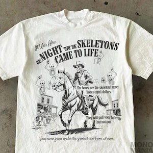 Ich denke, Sie sollten Shirt Nacht verlassen Die Skeletons Kam zum Leben Skeleton Song Tim Robinson ITYSL-Knochen Skelette Geld-Knochen gleich Dollar