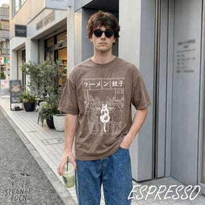 Cat Ramen Shirt, Funny Cat Tee, Comfort Colors Tee