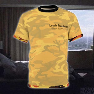 ロスト・イン・トランスレーション、ビル・マーレイ・カモフラージュ・リバースTシャツ風シャツ