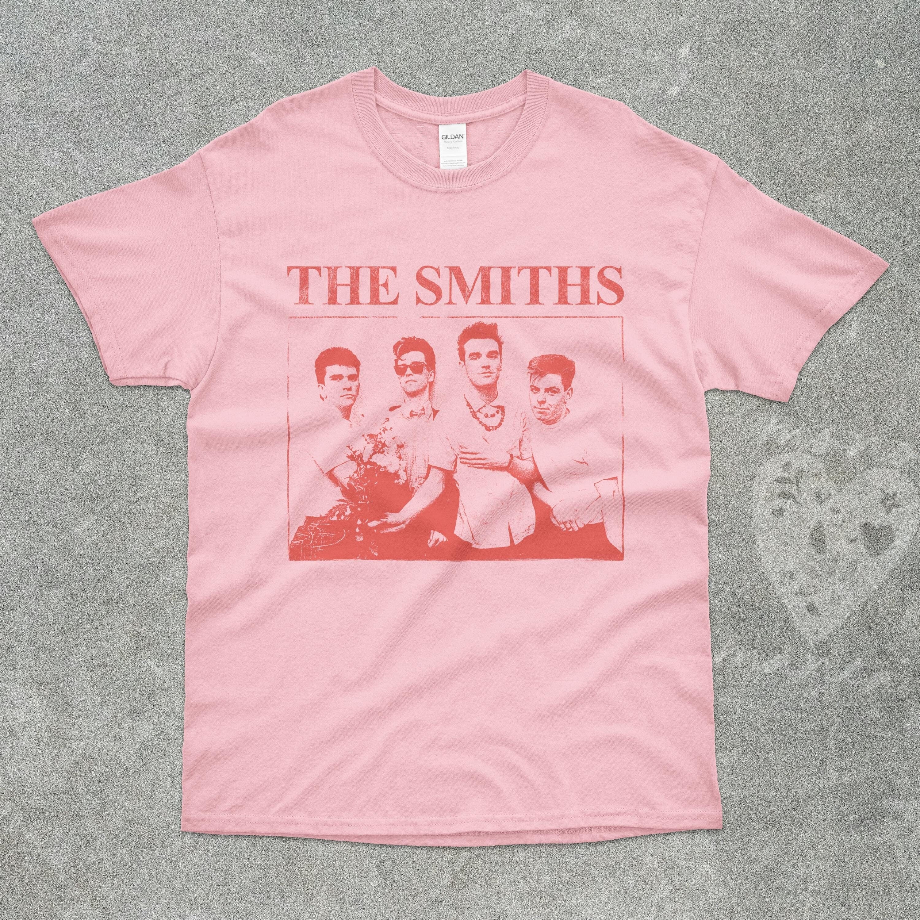 Smiths Shirt | Pink White Grey Sand Yellow T-shirt - Etsy