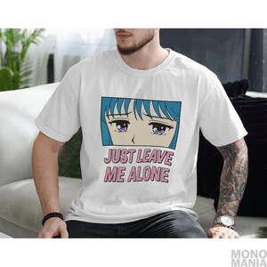 Leave me alone shirt | Anime Shirt, Manga Shirt, Perfect Blue Shirt, Japan, Japanese, Mima Kirigoe, E-Girl, Goth Anime Girl
