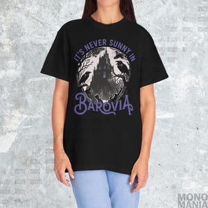 Dungeons & Dragons Shirt, Its Never Sunny In Barovia Unisex T-Shirt , DnD Lovers Gift, Curse Of Strahd Ravenloft Shirt, D and D Game Shirt