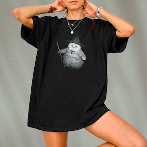 Wizard Kitten Vintage Shirt, Chonk Cat, Witch Cat Halloween Shirt, Halloween Cat Shirt, Funny Meme Cringe Shirt, Spooky Cat Shirt