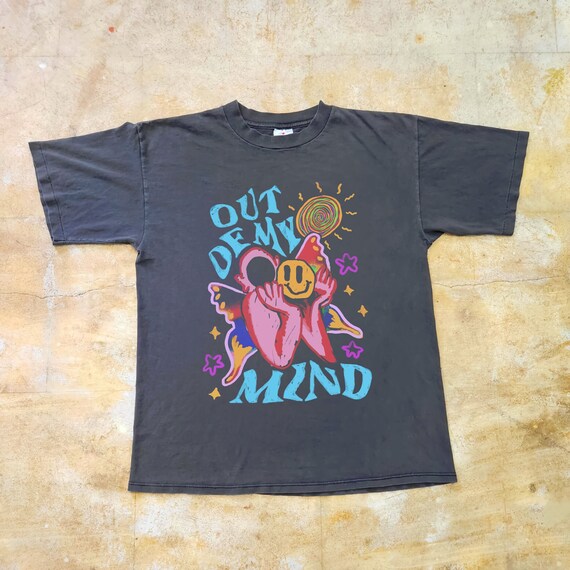 Out of My Mind Shirt | Vintage Y2K Nirvana, Smashing Pumpkins 