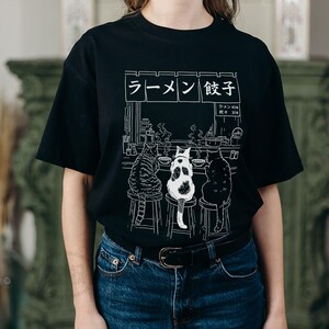 Cat Ramen Shirt, Funny Cat Tee, Comfort Colors Tee, Cat Lover Gift, Japanese Cat Shirt, Graphic Tee Cute, Japan Shirt, Foodie T-Shirt, Noodle Lover Gift, Ramen Noodles Tee, Anime Cat Shirt, Kawaii Cat Clothes, Gifts For Cat Mom