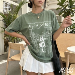 Cat Ramen Shirt, Funny Cat Tee, Comfort Colors Tee