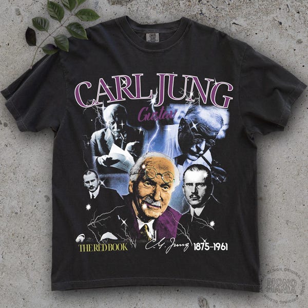 Carl Jung tshirt vintage 90s gangsta lightning shirt psychology gift philosophy tshirt