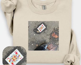 Queen of Hearts Sweatshirt, Queen of Hearts Crewneck, Red Queen, Queen Shirt, Alice in Wonderland, Feminist Shirt, Female Empowerment Gift