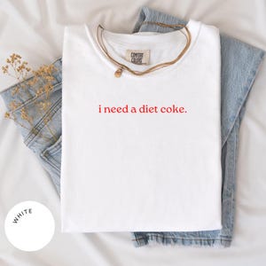Need a cola light Comfort Colors®-shirt, cola light minnaar cadeau, cadeau voor haar, Moederdagcadeau, cola light social club sweater, grappige foodie