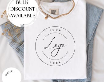 CUSTOM LOGO T-Shirt, Business Logo Shirt, Personalized Company Logo Shirt, Sports Team Logo Clothing, Custom Text Apparel, Small Business
