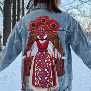 Hand Painted Jacket Made to Order: Painted Denim Jacket, Unique Personalized Clothes for Any Your Idea, Custom Jean Jacket for Men or Women!