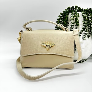 Modarno Shopper dames rugzak van echt leer 2-in-1, Handtas, Donkerblauw