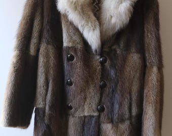 Vintage 70s Fur Coat