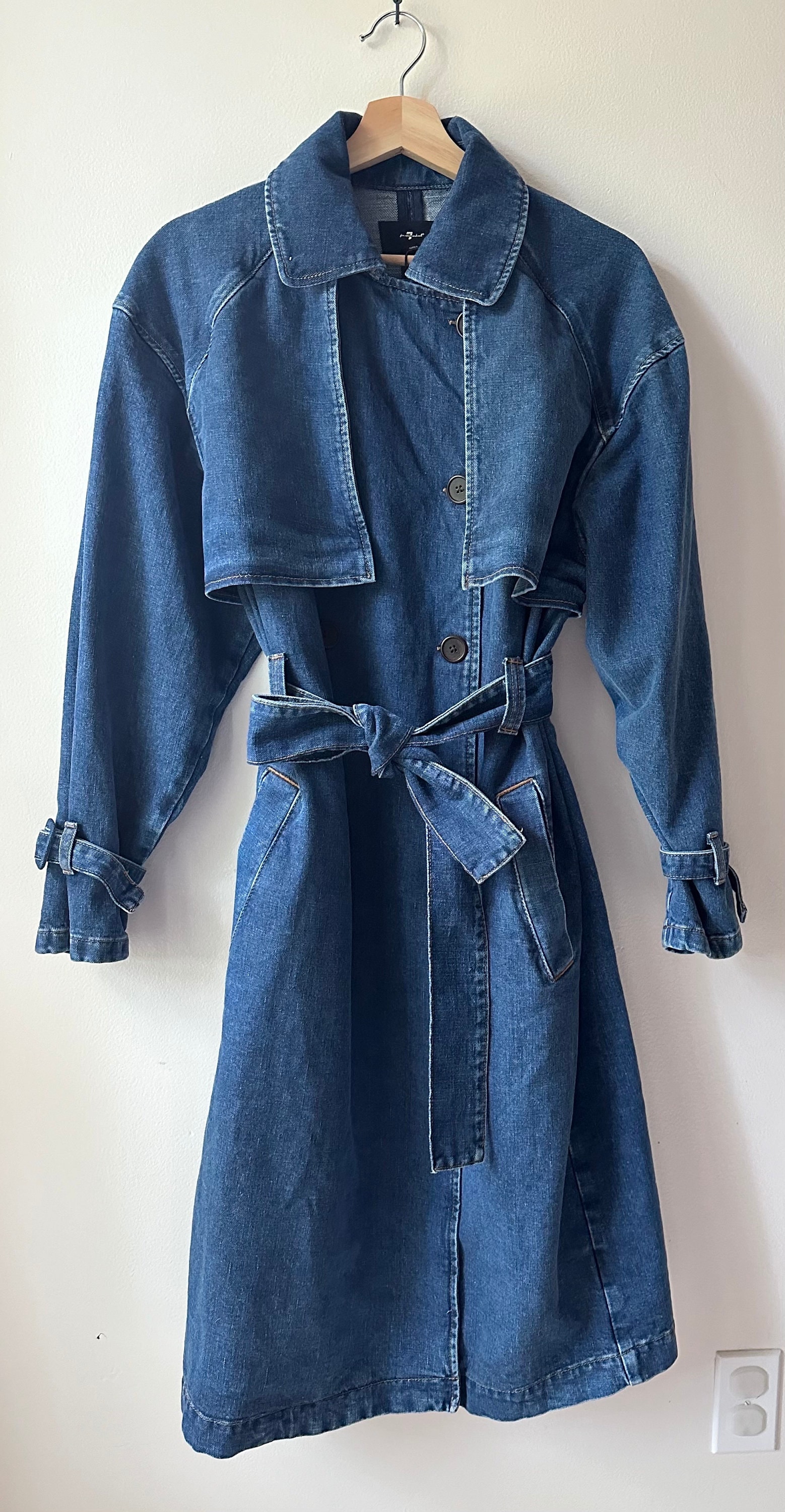 3way denim trench coat/black | KNUTH MARF