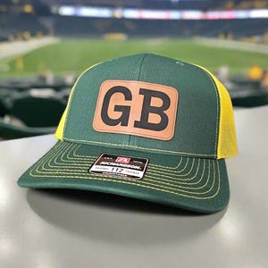 Richardson 112 Customized leatherette Green Bay Patch Hat