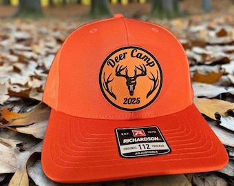 Richardson 112 Deer Camp Hat – Orange Circle Patch