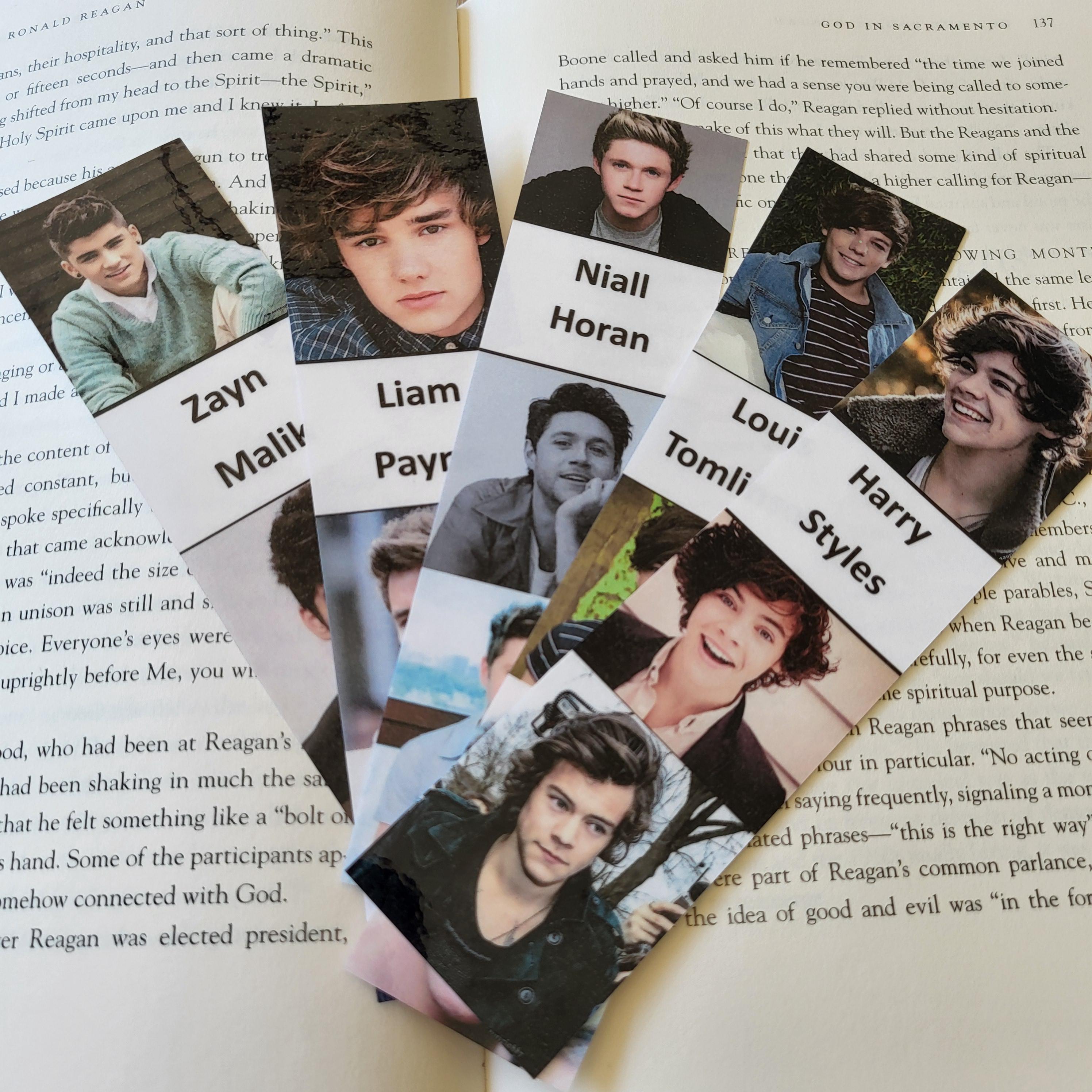 One Direction Bookmarks - Etsy