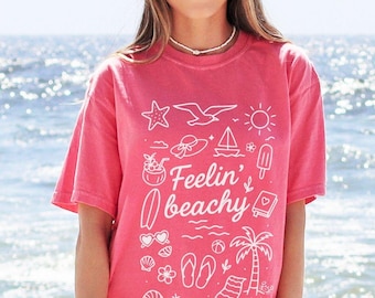 Comfort Colors® Summer Beach Shirt, Saltwater Shirt, Sunshine Shirt, Beach Shirt, Summer Trip Shirt, Beach Lover Shirt, Cute Summer Shirt