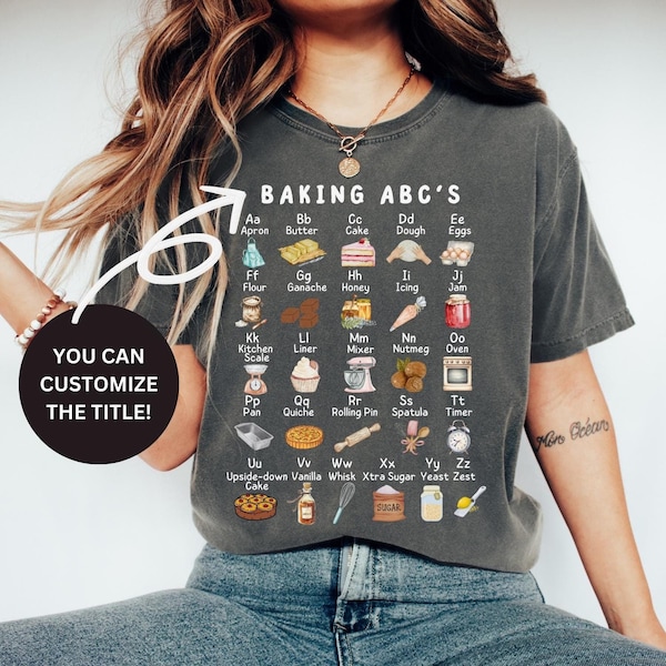 Camiseta divertida para hornear, camiseta para hornear, regalo para panaderos, camiseta para hornear, camiseta para hornear Comfort Colors®, regalo para hornear, camiseta de mantequilla, regalos para el hogar