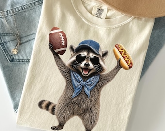 Comfort Colors® Funny Feral Raccoon Shirt for Football Season Tee
