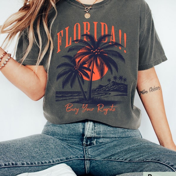 Florida Tshirt, Comfort Colors Florida! Shirt, Florida Tee, Florida Shirt, Aesthetic Graphic Tee, Destin Florida Shirt, Florida Shirt, FL