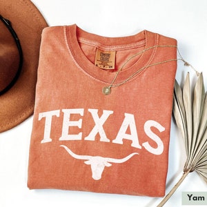 Comfort Colors® Texas Shirt, Texas State Shirt, Texas Cowboys Shirt, Western American Tshirt, Texas Cowboy Retro Tee, Texas Travel Gift, TX