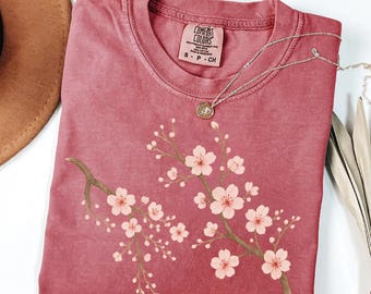 Comfort Colors® Cherry Blossom Shirt, Sakura Shirt, Cherry Blossom Lover Shirt, Cherry Blossom Gifts, Cherry Blossom Season, Japanese Cherry