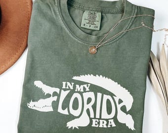 Comfort Colors® Florida Shirt Florida Gators Tee Girls Trip Bachelorette Gift In My Florida Era Travel to Florida Graphic Tee FL Shirt