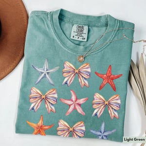 Comfort Colors Starfish Shirt, Seashell Lover Shirt, Beach Summer Shirt, Ocean Swimsuit Coverup, Seashell Shirt, Saltwater Shirt, Ocean Tee