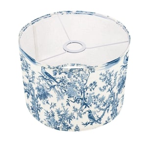 Chinoiserie Lamp Shade with Ring | Elegant Home Décor | Unique Lighting Accent for Modern Style
